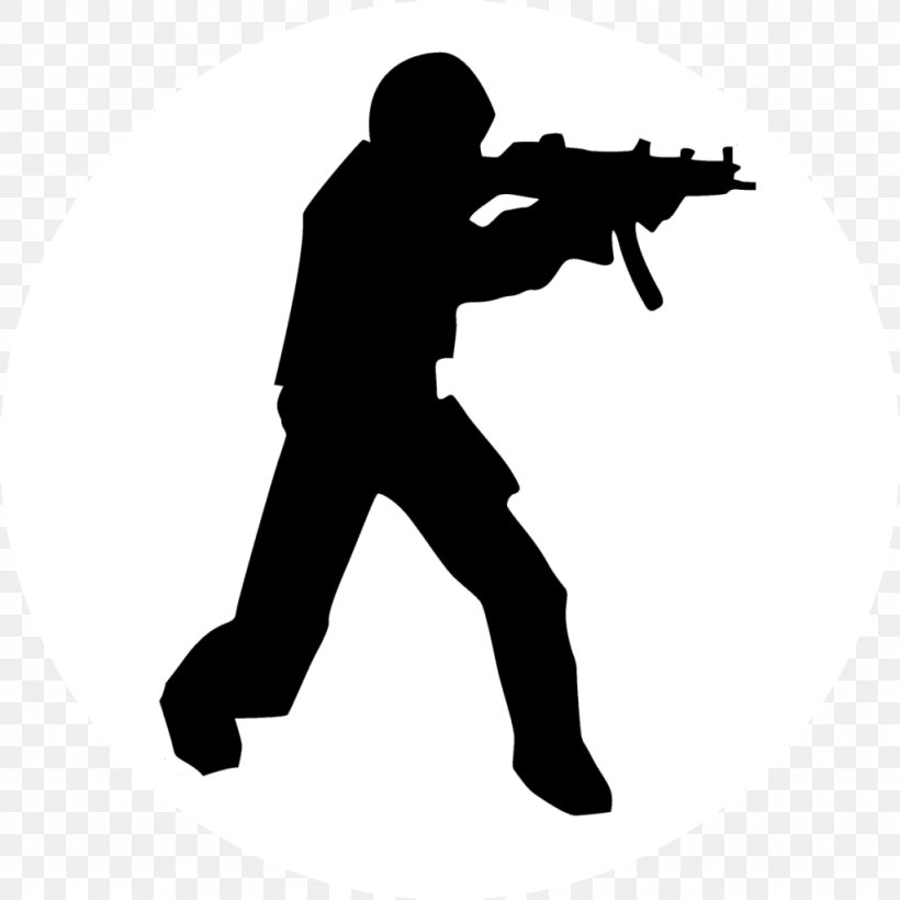 Counter-Strike: Global Offensive Counter-Strike: Condition Zero Counter-Strike: Source Counter-Strike 1.6, PNG, 1024x1024px, Counterstrike Global Offensive, Black, Black And White, Counterstrike, Counterstrike 16 Download Free