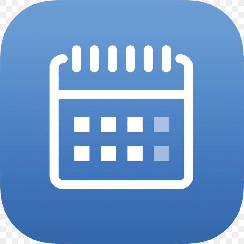 National Retail Association Calendar IPhone, PNG, 1024x1024px, National Retail Association, App Store, Apple, Area, Blue Download Free