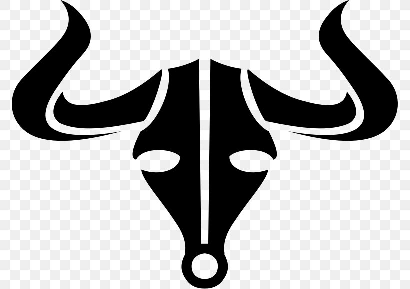 Cattle Horn Bull Clip Art, PNG, 772x578px, Cattle, Black, Black And White, Bull, Horn Download Free