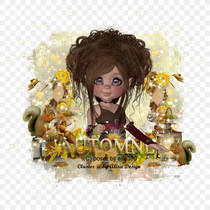 Brown Hair Cartoon Character Doll, PNG, 850x850px, Brown Hair, Art, Brown, Cartoon, Character Download Free