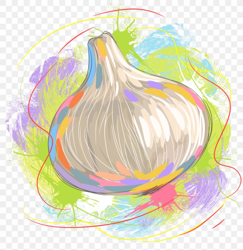 Garlic Vegetable Illustration, PNG, 885x911px, Garlic, Art, Cartoon, Drawing, Food Download Free