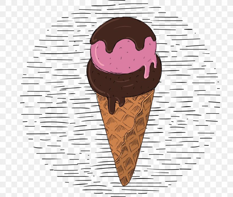 Ice Cream Cone Doughnut Ganache, PNG, 4473x3788px, Ice Cream, Chocolate, Chocolate Ice Cream, Cookies And Cream, Cream Download Free