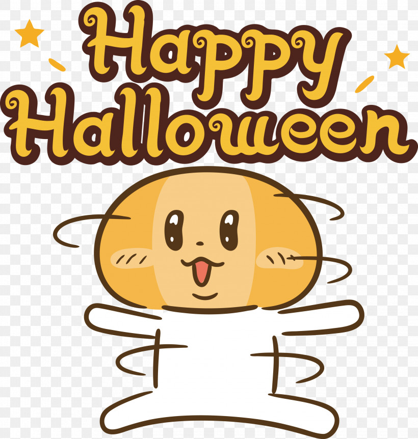 Happy Halloween, PNG, 2852x3000px, Happy Halloween, Behavior, Cartoon, Emoticon, Happiness Download Free