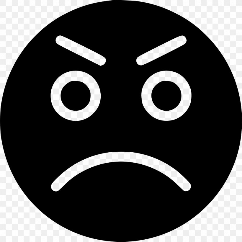 Smiley Sadness Emoticon Face, PNG, 981x982px, Smiley, Black And White, Character, Crying, Emoticon Download Free