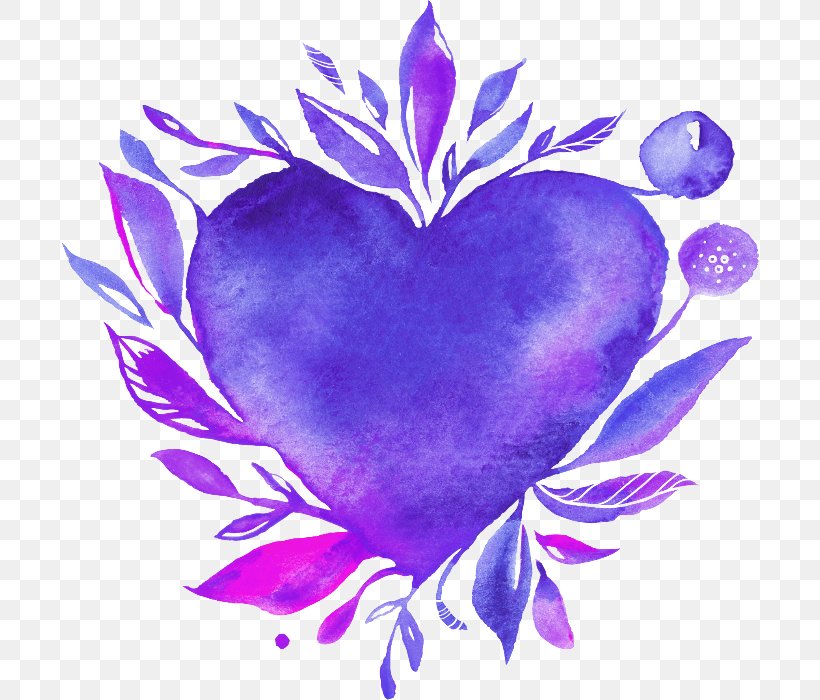 Watercolor Painting Printing Art, PNG, 698x700px, Watercolor, Cartoon, Flower, Frame, Heart Download Free