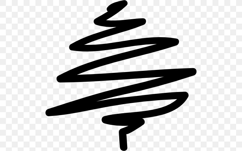 Christmas Tree Graffiti, PNG, 512x512px, Christmas, Black And White, Christmas Ornament, Christmas Tree, Doodle Download Free