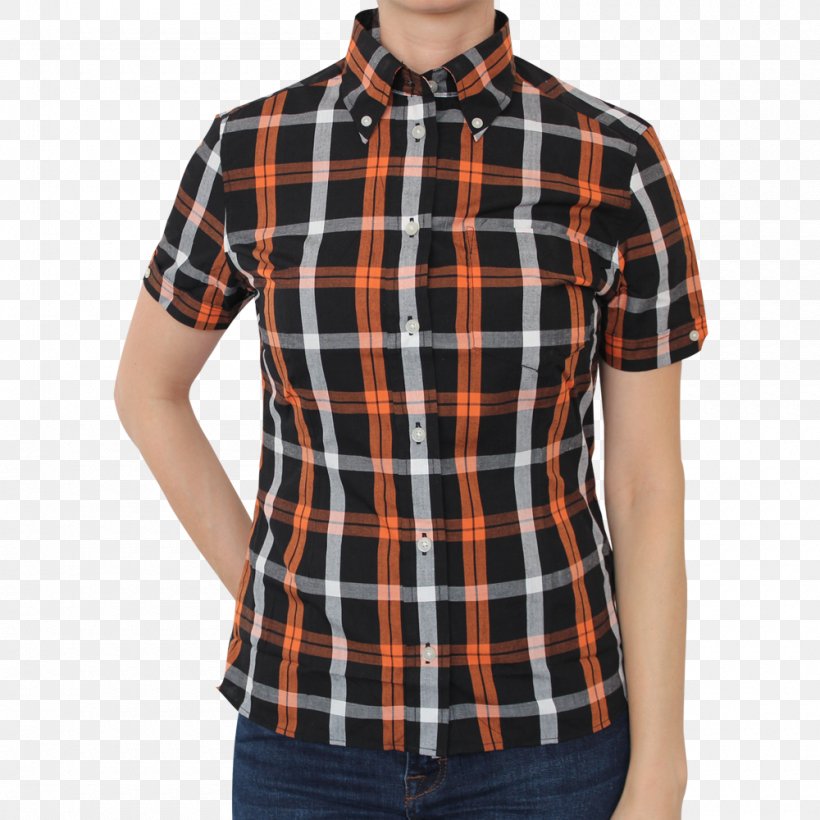 T-shirt Tartan, PNG, 1000x1000px, Tshirt, Button, Plaid, Shirt, Sleeve Download Free