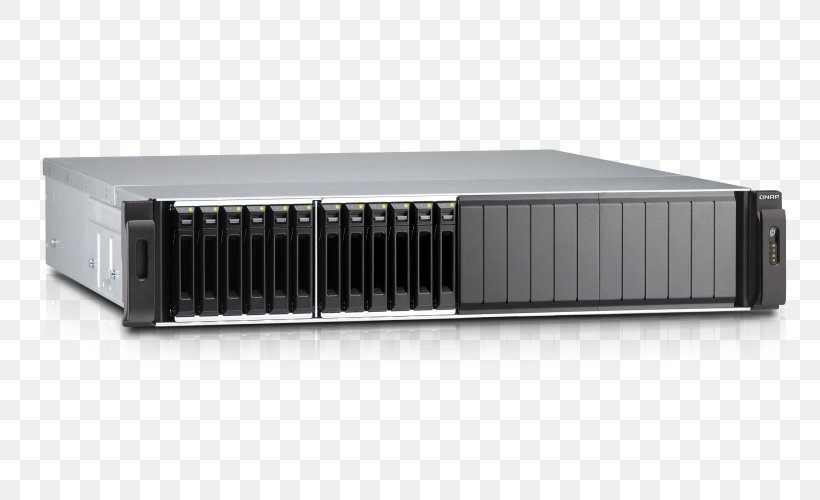 Disk Array Power Supply Unit Network Storage Systems Serial Attached SCSI QNAP SS-EC1279U-SAS-RP 12-Bay Diskless NAS Server, PNG, 800x500px, Disk Array, Data Storage, Electronic Device, Hard Drives, Host Adapter Download Free