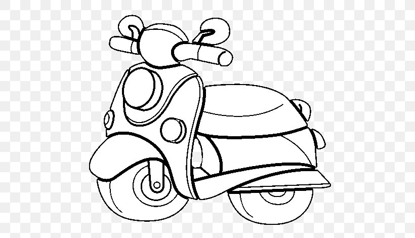 Motorcycle Scooter Drawing Motocross Vespa, PNG, 600x470px, Watercolor, Cartoon, Flower, Frame, Heart Download Free