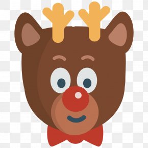 Rudolph The Red Nosed Reindeer Santa Claus Clip Art Png