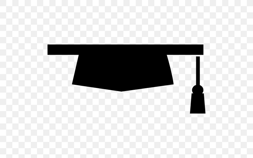 Square Academic Cap Graduation Ceremony Clip Art, PNG, 512x512px, Square Academic Cap, Academic Dress, Black, Black And White, Brand Download Free