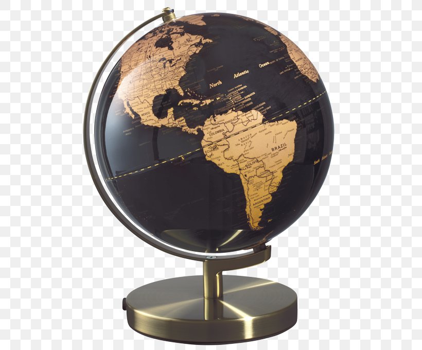 Globe World Map Light Cartography Metal, PNG, 680x680px, Globe, Amazoncom, Black, Brass, Cartography Download Free