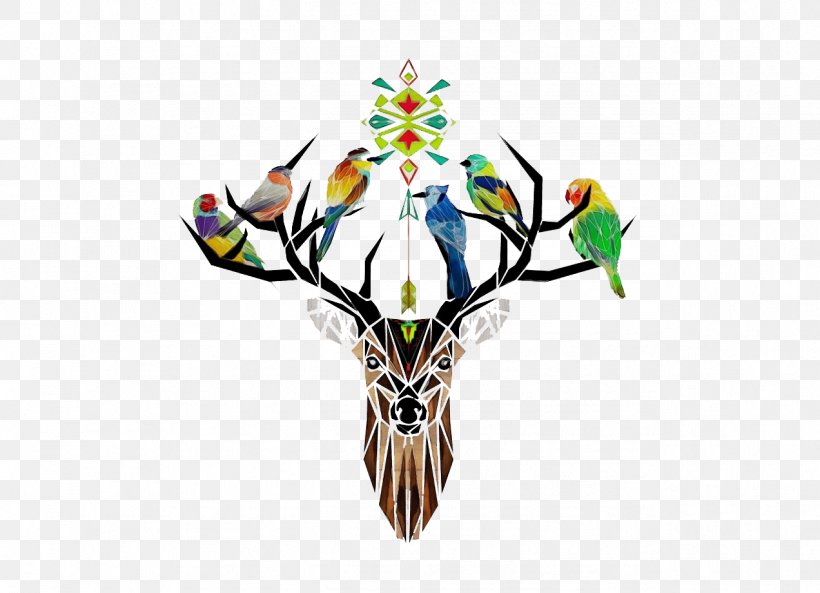 Parrot Bird Plant Symmetry Glass, PNG, 1272x920px, Watercolor, Bird, Glass, Paint, Parrot Download Free