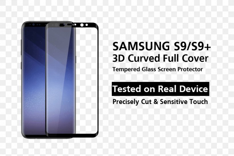 Smartphone Mobile Phone Accessories Tempered Glass Screen Protector Screen Protectors Samsung Galaxy S9, PNG, 900x600px, Smartphone, Brand, Communication Device, Computer Monitors, Electronic Device Download Free