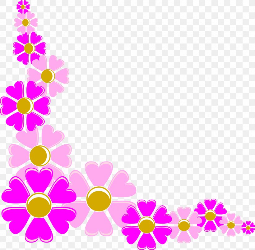 Borders And Frames Flower Picture Frames Clip Art, PNG, 2400x2359px, Borders And Frames, Area, Cut Flowers, Decorative Arts, Flora Download Free