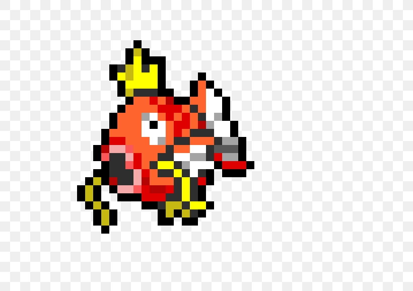 Pokémon Diamond And Pearl Magikarp Pixel Art, PNG, 578x578px, Magikarp, Art, Bead, Bulbasaur, Gyarados Download Free