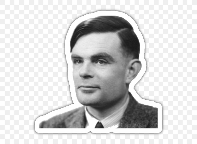 Alan Turing Codebreaker Bletchley Park Enigma Machine Turing Test, PNG, 600x600px, Alan Turing, Artificial Intelligence, Black And White, Bletchley Park, Claude Shannon Download Free