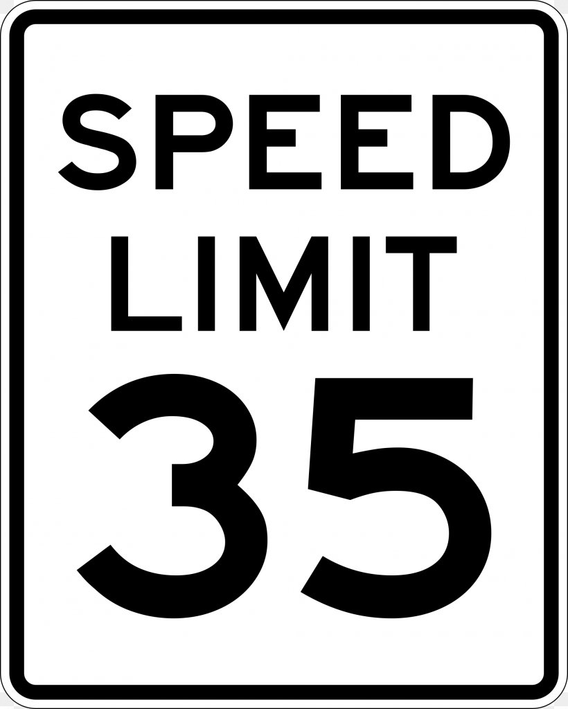 Speed Limit Traffic Sign Warning Sign Manual On Uniform Traffic Control Devices, PNG, 2000x2499px, Speed Limit, Area, Black And White, Brand, Logo Download Free
