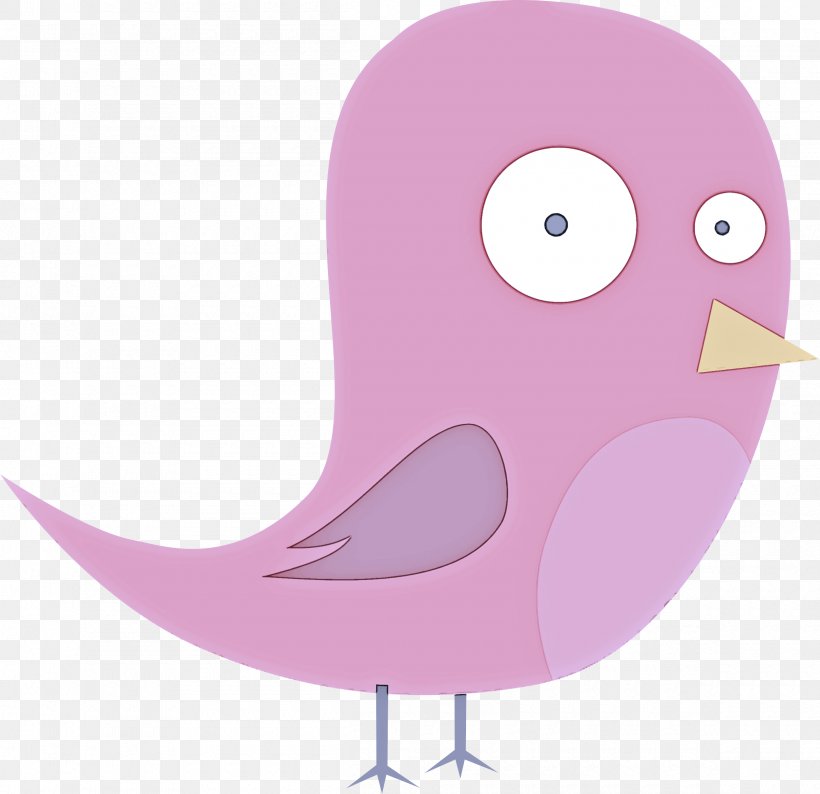 Pink Cartoon Violet Bird Plant, PNG, 2400x2326px, Pink, Beak, Bird, Cartoon, Plant Download Free