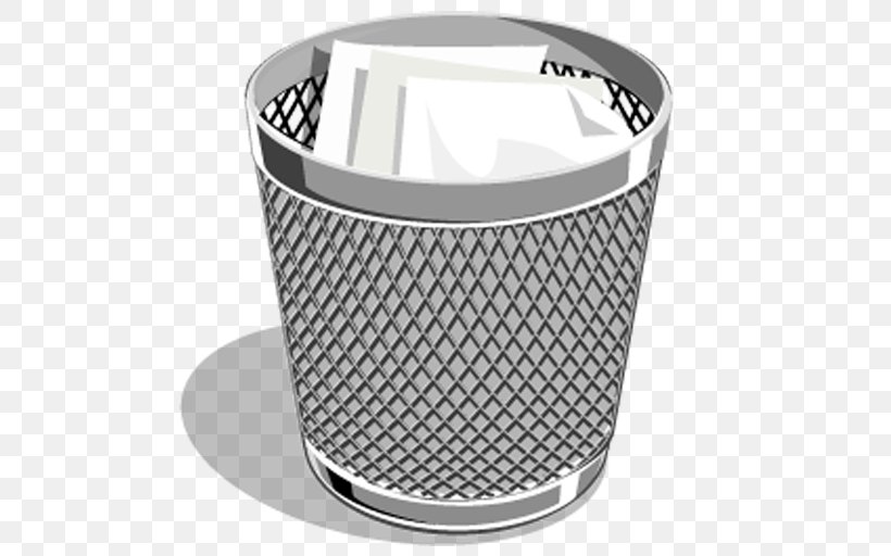 Rubbish Bins & Waste Paper Baskets Empty Recycling, PNG, 512x512px, Rubbish Bins Waste Paper Baskets, Empty, Icon Design, Material, Mesh Download Free