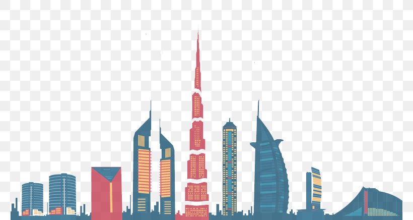 Skyline Qinnovation Building Silhouette, PNG, 778x436px, Skyline, Building, Business, City, Dubai Download Free