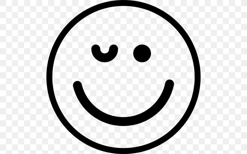 Smiley World Smile Day Emoticon, PNG, 512x512px, Smile, Area, Black, Black And White, Emoji Download Free
