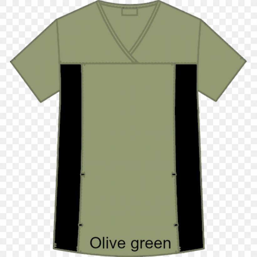 T-shirt Scrubs Top Collar Neckline, PNG, 980x980px, Tshirt, Black, Clothing, Collar, Green Download Free