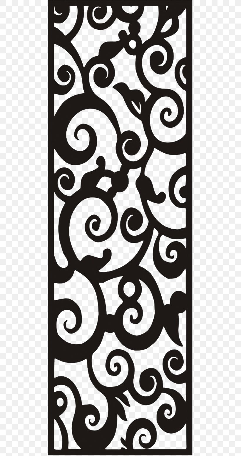 Window Entryway Folding Screen Flower, PNG, 491x1550px, Window, Art, Black And White, Entryway, Flower Download Free