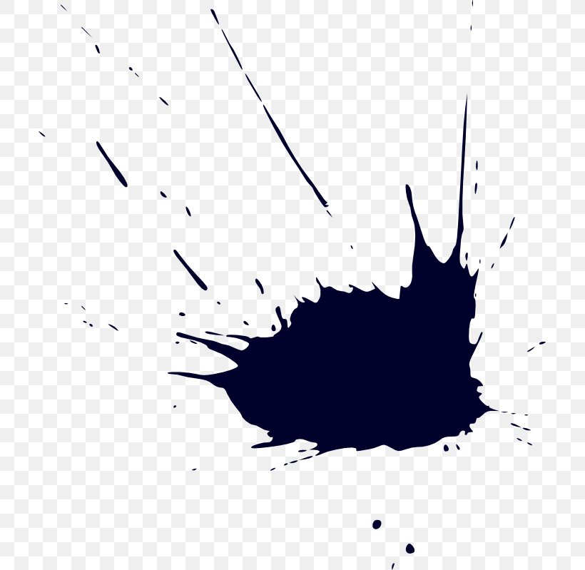 Paper Ink Drop Brush, PNG, 711x799px, Paper, Black And White, Brush, Drop, Ink Download Free
