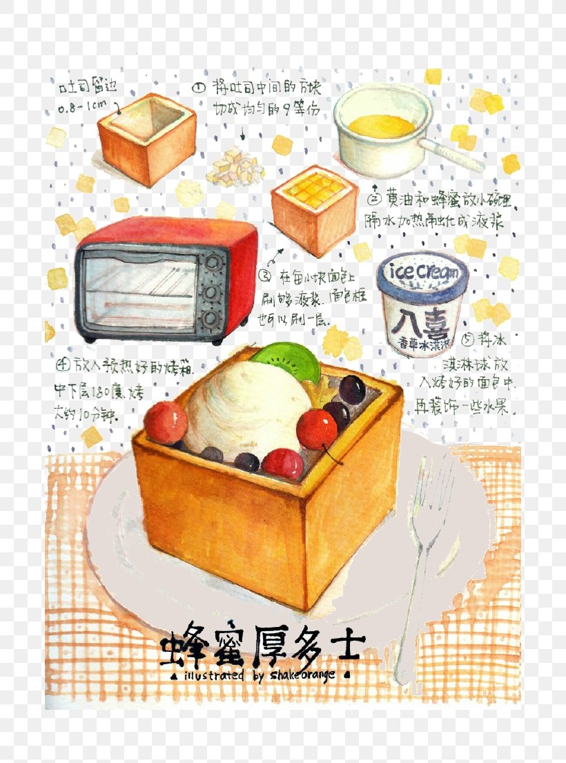 Profiterole Recipe Molten Chocolate Cake Baking Illustration, PNG, 802x1105px, Profiterole, Art, Asian Food, Baking, Box Download Free