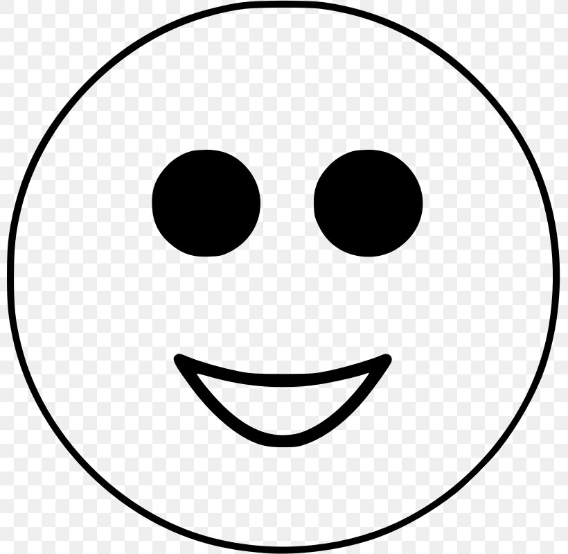 Smiley Black And White Clip Art, PNG, 799x799px, Smiley, Area, Black, Black And White, Drawing Download Free