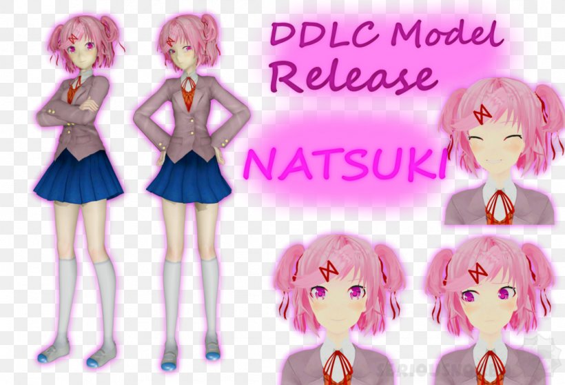 Doki Doki Literature Club! Model Release DeviantArt Legal Release Art Model, PNG, 1083x738px, Watercolor, Cartoon, Flower, Frame, Heart Download Free