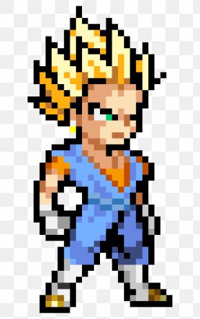 Goku Super Saiyan Pixel Art Jump Ultimate Stars, PNG, 540x570px, Goku ...