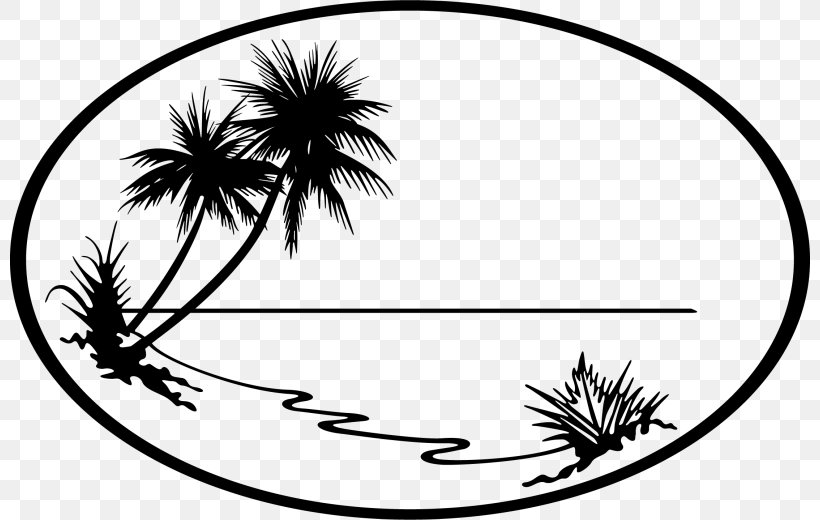 Wall Decal Sticker Clip Art, PNG, 800x520px, Wall Decal, Area, Artwork, Beach, Black And White Download Free