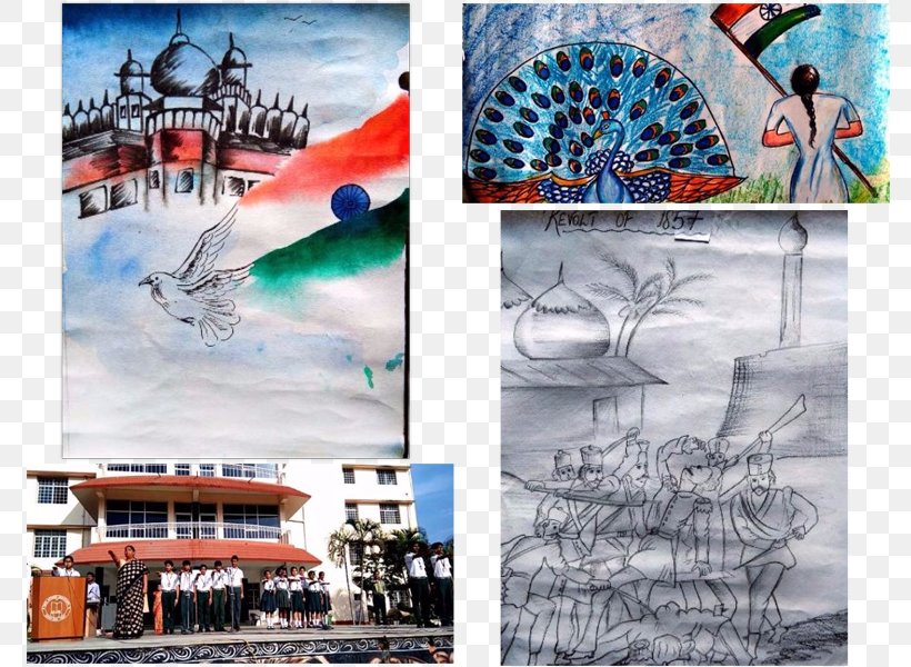 India Independence, PNG, 800x600px, Drawing, Adaptation, Anniversary, Collage, Competition Download Free