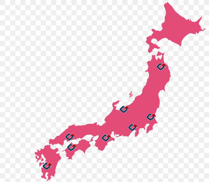 Japan Map, PNG, 970x845px, Japan, Area, Google Maps, Image Map, Magenta Download Free
