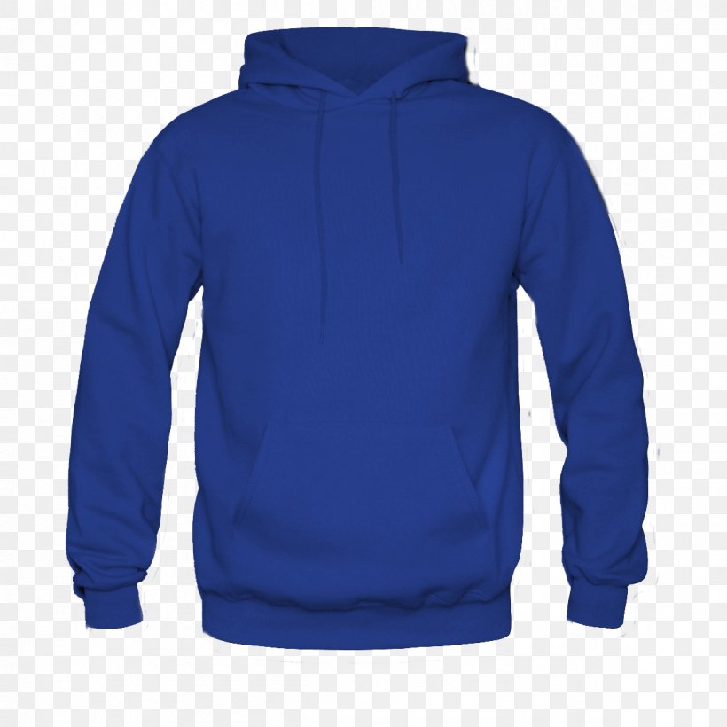 Hoodie T-shirt Clothing Sweater, PNG, 1200x1200px, Hoodie, Active Shirt, Blue, Clothing, Cobalt Blue Download Free