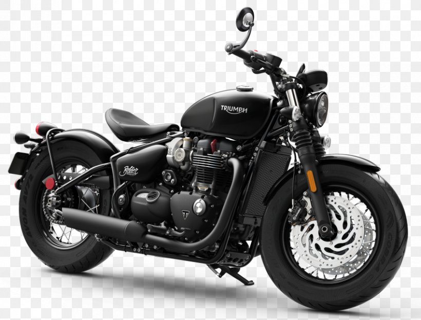 Triumph Bonneville Bobber Triumph Motorcycles Ltd, PNG, 850x646px, Triumph Bonneville Bobber, Automotive Exhaust, Automotive Tire, Automotive Wheel System, Bobber Download Free