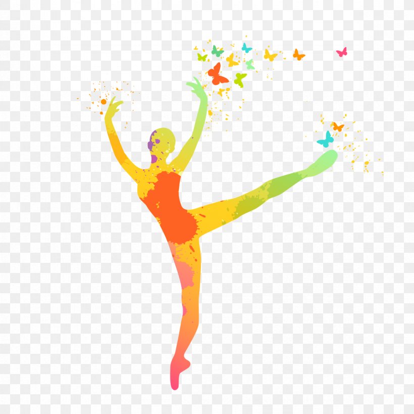 Ballet Dancer Silhouette Euclidean Vector, PNG, 1181x1181px, Watercolor, Cartoon, Flower, Frame, Heart Download Free