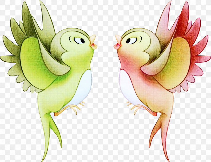 Parrot Bird Cartoon Wing Parakeet, PNG, 1820x1394px, Watercolor, Animation, Beak, Bird, Budgie Download Free