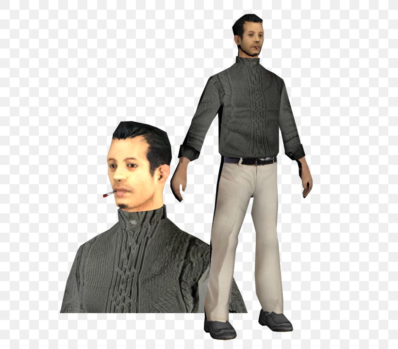 San Andreas Multiplayer Grand Theft Auto: San Andreas Tuxedo Polo Neck Triad, PNG, 700x720px, San Andreas Multiplayer, Casual Attire, Costume, Figurine, Formal Wear Download Free