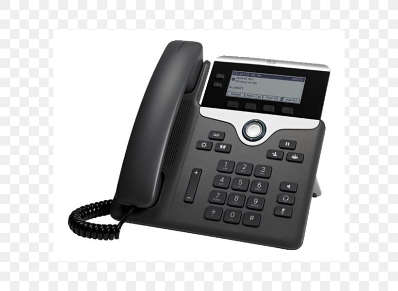 VoIP Phone Session Initiation Protocol Voice Over IP Cisco Systems Cisco 7821, PNG, 600x600px, Voip Phone, Answering Machine, Call Control, Caller Id, Cisco 7821 Download Free