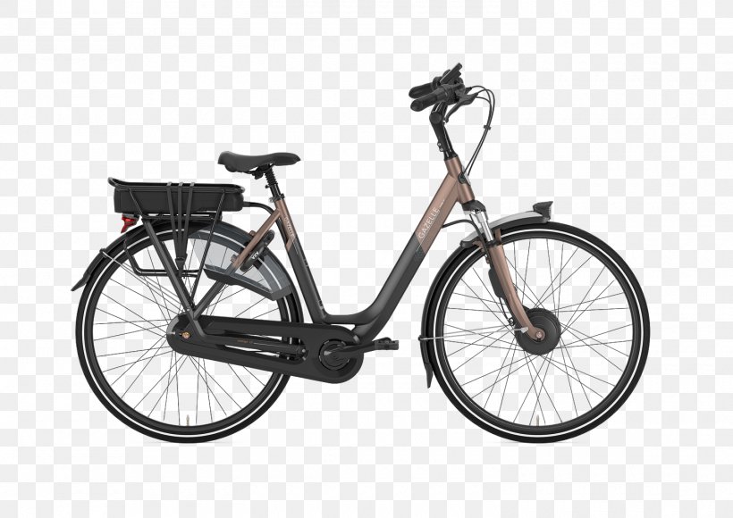 Electric Bicycle Gazelle Orange C7+ (2018) Gazelle Dames Orange C7+ (2018) Gazelle Orange C7 HFP (2018), PNG, 1500x1061px, Electric Bicycle, Automotive Exterior, Bicycle, Bicycle Accessory, Bicycle Drivetrain Part Download Free