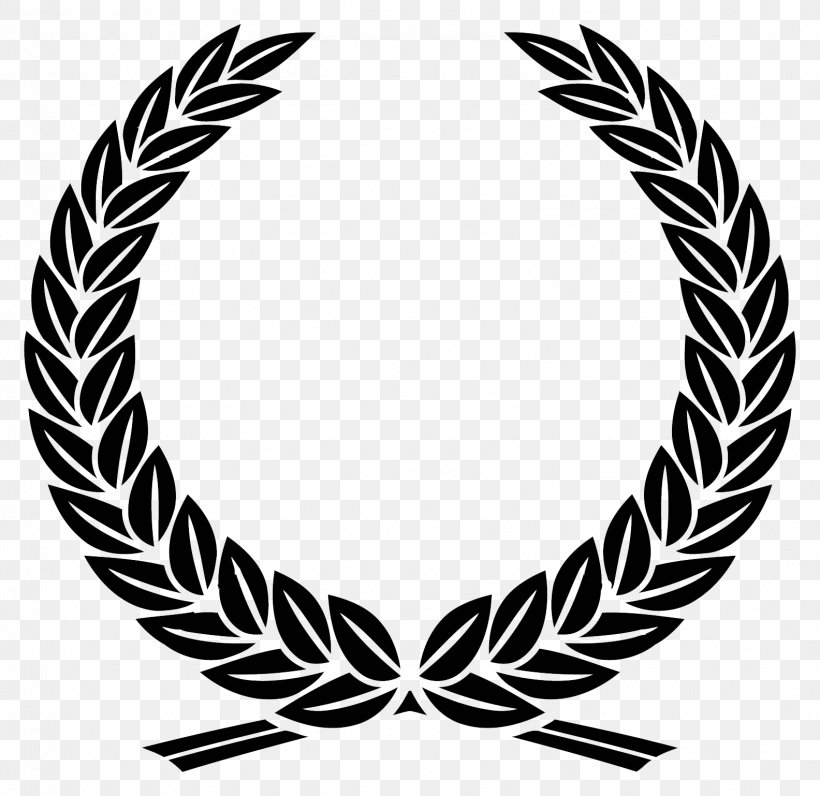 Laurel Wreath, PNG, 1584x1538px, Wreath, Beak, Black And White, Body Jewelry, Christmas Download Free