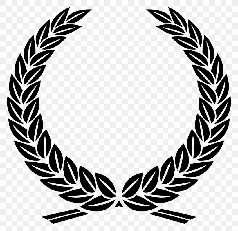 Laurel Wreath, PNG, 1584x1538px, Wreath, Beak, Black And White, Body ...