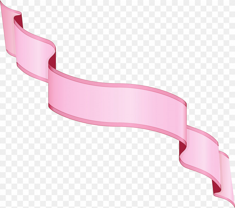 Pink Material Property, PNG, 3077x2722px, Ribbon, Material Property, Paint, Pink, S Ribbon Download Free