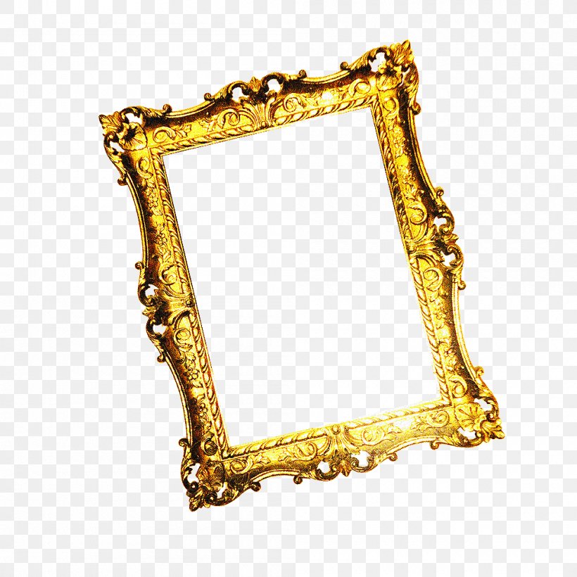 Picture Frame Gold, PNG, 1000x1000px, Picture Frame, Designer, Gold, Gold Frame, Metal Download Free