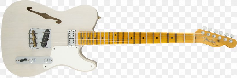 Fender Telecaster Custom Fender Stratocaster Fender Telecaster Thinline Guitar, PNG, 2400x795px, Fender Telecaster, Acoustic Electric Guitar, Acousticelectric Guitar, Electric Guitar, Fender Custom Download Free