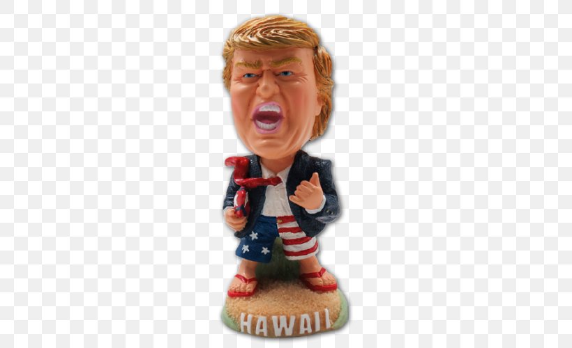Hawaii Donald Trump 2017 Presidential Inauguration Bobblehead Doll, PNG, 500x500px, Hawaii, Action Toy Figures, Bobblehead, Collectable, Collector Download Free