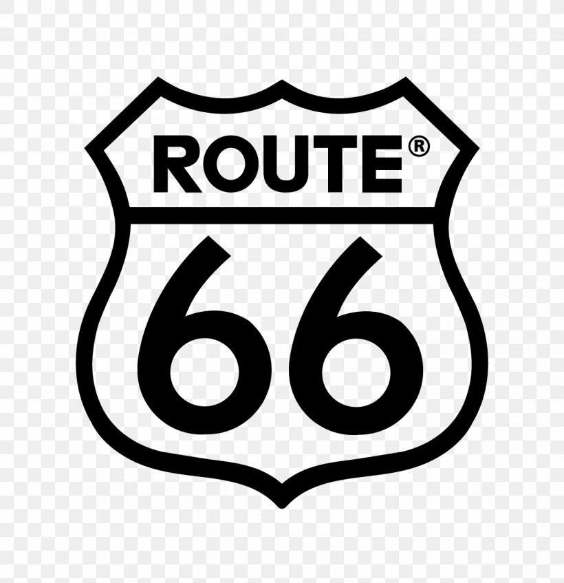 U.S. Route 66 U.S. Route 69 Logo Road Organization, PNG, 1181x1221px, Us Route 66, Area, Black, Black And White, Brand Download Free
